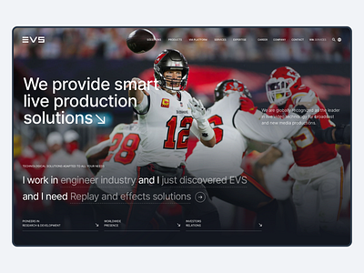 EVS - Homepage design minimalist simple ui ux web web design webdesign website