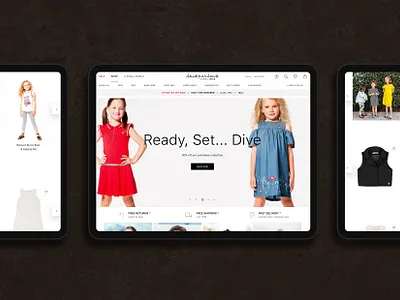 New website design for DeuxparDeux / eCommerce / Magento 2 baby clothes branding children store childrens design dress ecommerce design fashion fashion minimal shop fashion brand homepage kids magento2 minimal shop psd shop store ui web