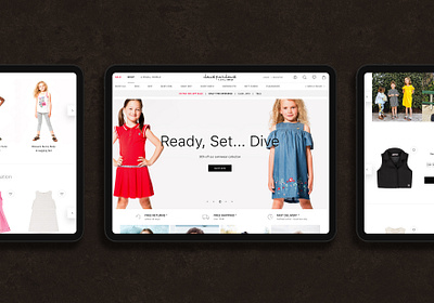 New website design for DeuxparDeux / eCommerce / Magento 2 baby clothes branding children store childrens design dress ecommerce design fashion fashion minimal shop fashion brand homepage kids magento2 minimal shop psd shop store ui web