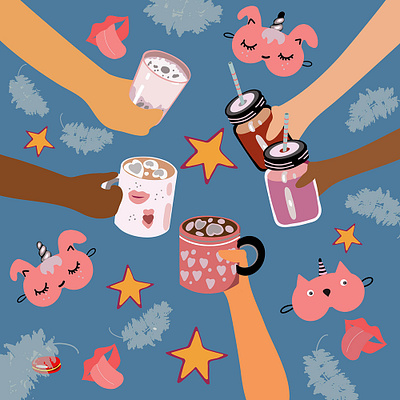 Pajama party feast best sleepover cocktail cocoa night pajama party party drinks rank rank