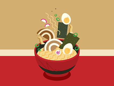 Ramen illustration vector vectorart