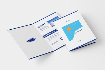 Flyer Volcan app color design flyer illustration logo minimal modern design web