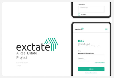 Real Estate Project/Exctate design real estate