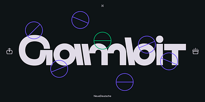 ND Gambit font type typedesign typeface