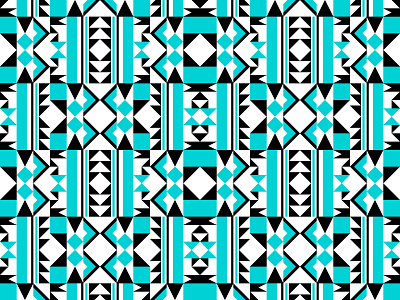 Pattern #21 adobe illustrator creative design element geometry graphic graphic design minimalism paper pattern pattern design turquoise vector