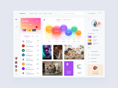 Bank Dashboard Template components dashboard download sketch symbols ui ui kit ux web