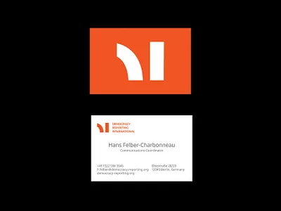 Brand identity DRI Berlin brand design brand designer brand identity branded branded collateral branding business card collateral design design freelancer freelancer designer graphic design logo oanamaries orange rebrand visual communication visual idenity