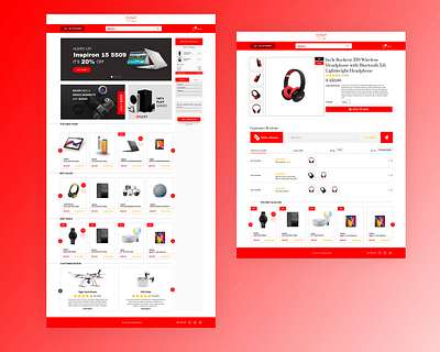 Gadget Web UI for all Electronic Items design ecommerce electronics gadget graphic design logo typography ui ui design web ui website design