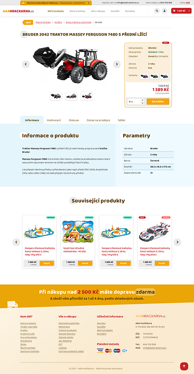 Toy store II design flat shop web website