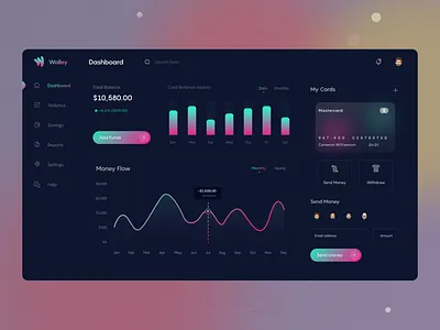 Banking Web Application 2021 2021 trend app ui banking banking dasboard branding clean ui dark application dark web app dashboard design finance graphic design interface minimal minimal dashboard typogaphy ui uxdesign webapp design. webui