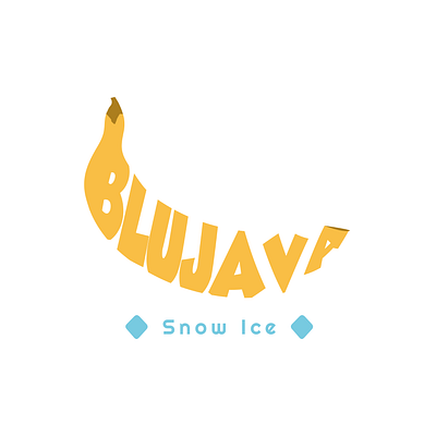 Blujava design logo vector