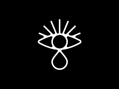 Eye Logo Concept brand branding clean design drop logo eye eye logo graphic design identity logo teardrop logo vector
