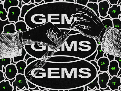 Grafting. branding design digital gems identity illustration logo pattern photoshop retro streetwear