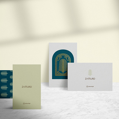 Zamurd branding businesscard design graphic design logo stationary