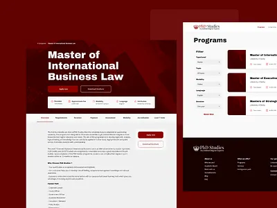 PhD Studies : freelance project adobe xd corporative education filter studies ui ui design ux ux research web design