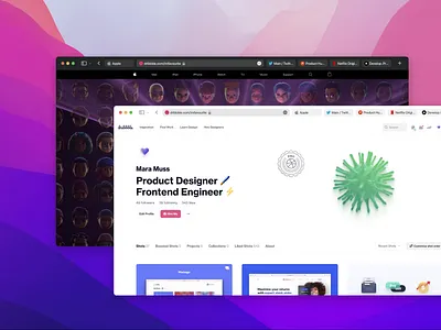 macOS Monterey Safari Mockup [Figma] apple browser figma free macos mockup monterey safari ui wwdc21