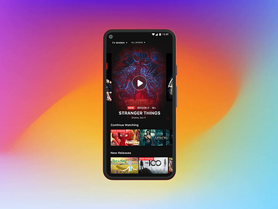 Video Streaming Service - Mobile app daily hotstar movie netflix platform shows twitch ui ux uiux video