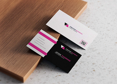 Free-Pink-White-Visting-Business-Card-Design-Mockup design latest logo psd mockup