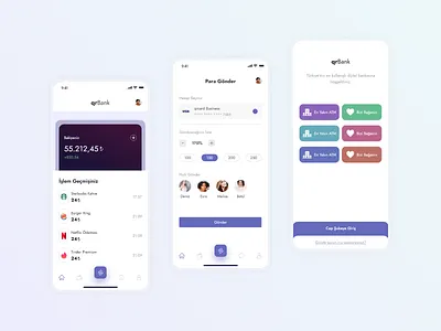 QR Mobile Payment System bank app banking figma mobile mobile app ui design ux design