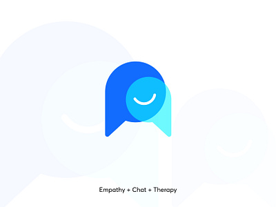 Online Therapy logo mark abstract branding design empathy illustration illustrator logo minimal modern therapy ui vector