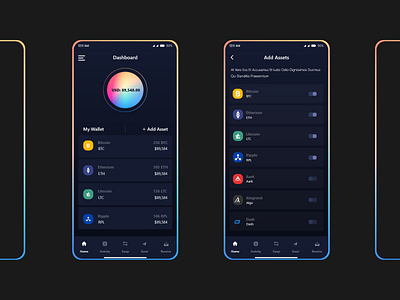 Crypto Wallet crpto wallet design graphic design ui ux