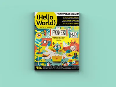 The Power of Data character data design drawing editorial graphic illustration internet technology texture woman