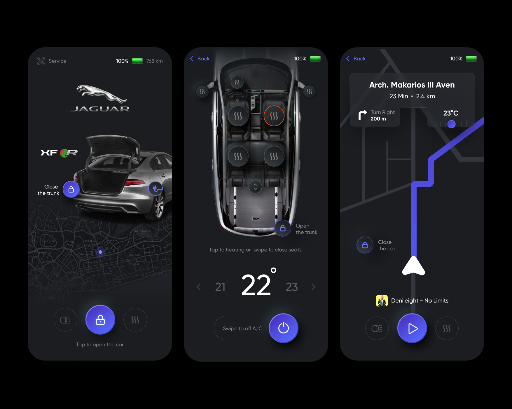 Car Control App by Vitalii Kudelevskii on Dribbble