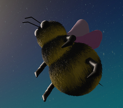 Blender Bee 3d 3dartwork 3dblender 3dmodeling animation art behance branding conceptart design illustration landscape modeling