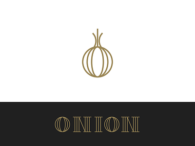 onion branding concept design illustration monogram onion onion logo wordmark