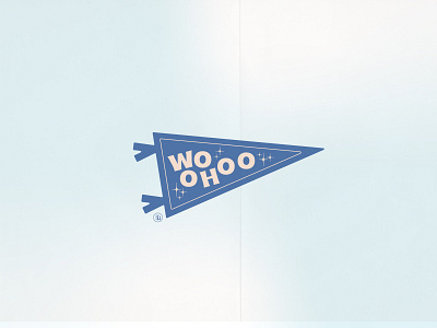 Woohoo Social Graphic flag flag graphic indianapolis indy pennant pennant flag pennant graphic typography woohoo woohoo type