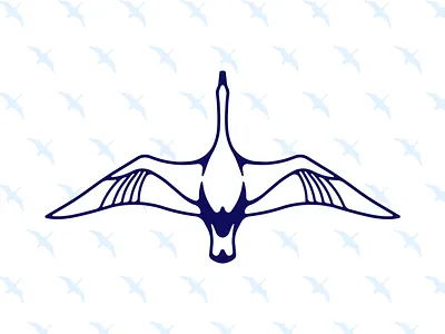 Double Goose Mark brand branding clean design doubleimage goose graphic graphic design icon illustration logo minimal print style vector