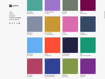 spclnch – official website branding label logo music ui design user interface ux design web design