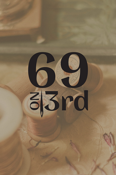 69 on 3rd logo branding design logo