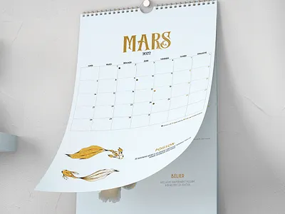 Calendrier 2022 design graphic design illustration indesign photoshop