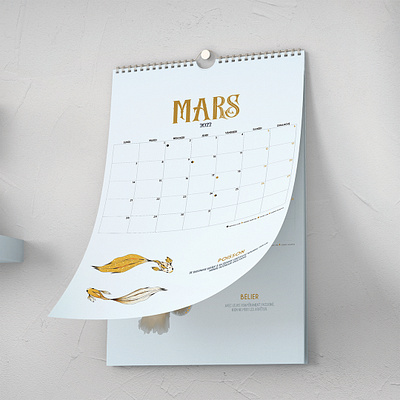 Calendrier 2022 design graphic design illustration indesign photoshop