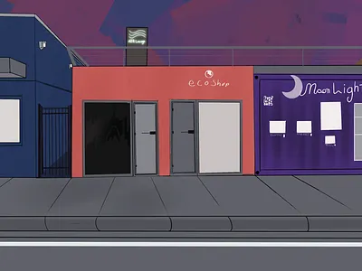 Lost down town design graphic design illustration