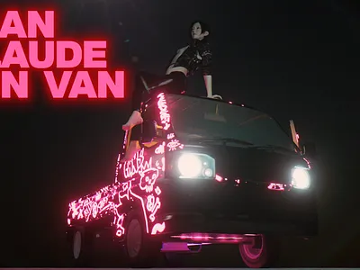 Jean Claude Fun Van kei truck octane render scifi van