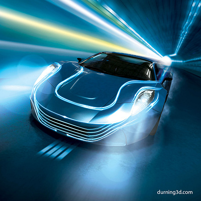 Bell Hi Speed Internet 3d future illustration retouching sci fi