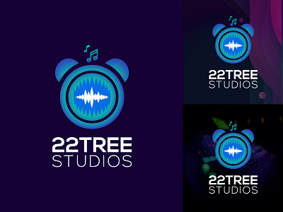 Studio logo | 22TreeStudios | Studio Design branding design entertainment logo film logo flat illustration logo logotype modern logo music studio logo recording studio logo roblox studio logo studio logo treestudio vector