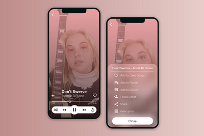 Music Player App Design app design colors creative creative app mobile music music app music player spotify ui uiux