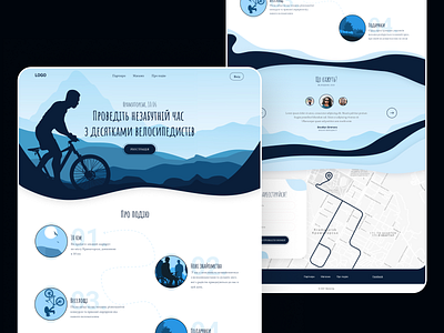 Landing page design illustration landing typography ui web