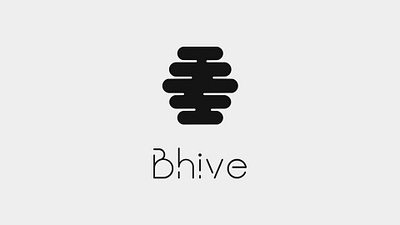 Bhive honey brand logo bee beehive black branding branding design design graphic design honey honey brand logo illustration logo logo design minimal packaging vector