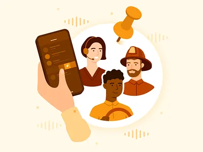 Zello Default Contact Illustration art design graphic design illustration sketch vector