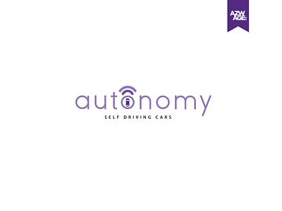 Autonomy Self Driving Cars autonomy azwage carlogo dailylogochallenge flat graphic design logo minimal