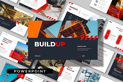 BUILD UP Presentation Template 3d animation branding clean company corporate design elegant graphic design illustration logo modern motion graphics multipurpose photography pitch deck presentation template website