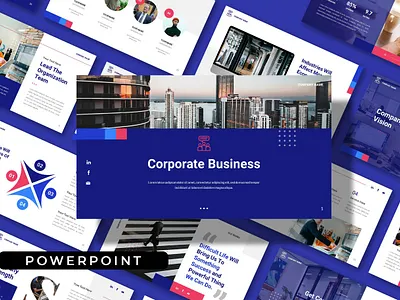 Corporate Business Presentation Template 3d animation branding clean company corporate design elegant graphic design illustration logo modern motion graphics multipurpose photography pitch deck presentation template website