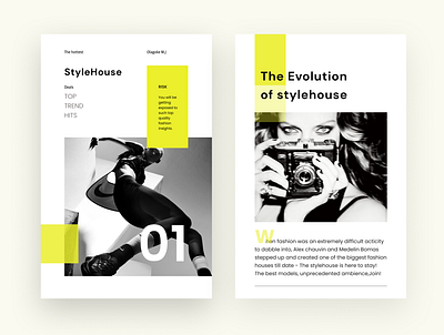 StyleHouse publication. app branding design graphic design icon illustration minimal typography ux