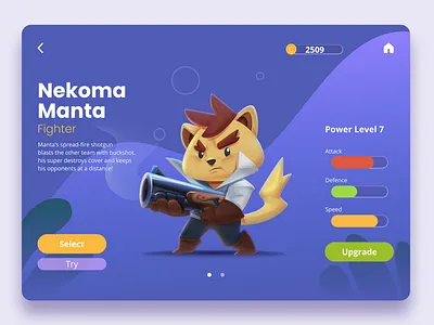 Game UI design 3d animal animation available branding cartoon cute design game gaming graphic design illustration job kids logo mascot motion graphics ui work