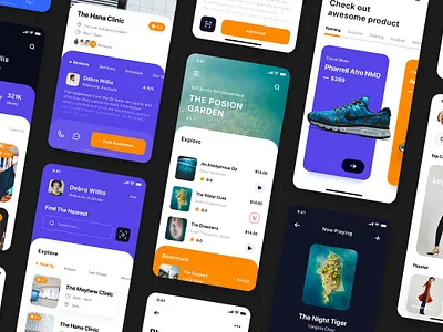 Helium - Multipurpose Card-based UI Kit 3d animation app branding concept design graphic design illustration ios logo motion graphics screen ui ui design ux ux design vector web design web development website