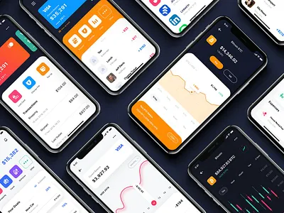 Financial UI Kit_SKETCH 3d animation app branding design development graphic design illustration ios logo motion graphics ui ui design user interface ux ux design vector web design web development